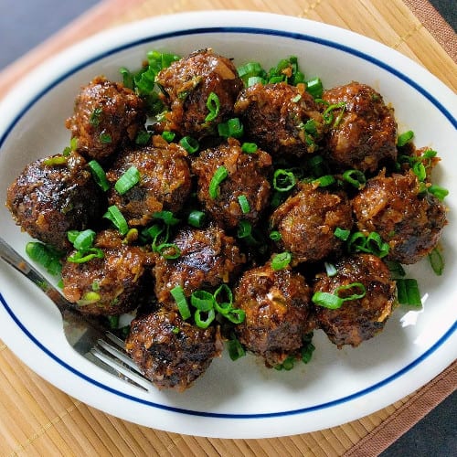 Veg Manchurian.