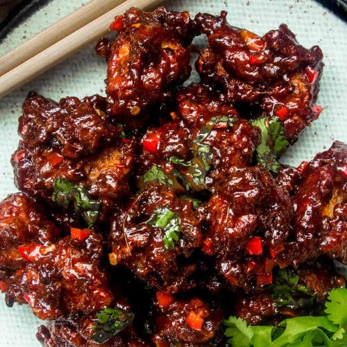 Chicken Manchurian.