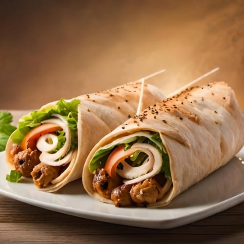 Chicken Tikka Roll.