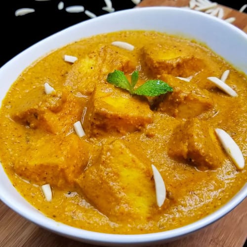 Hyderabadi Paneer Korma.