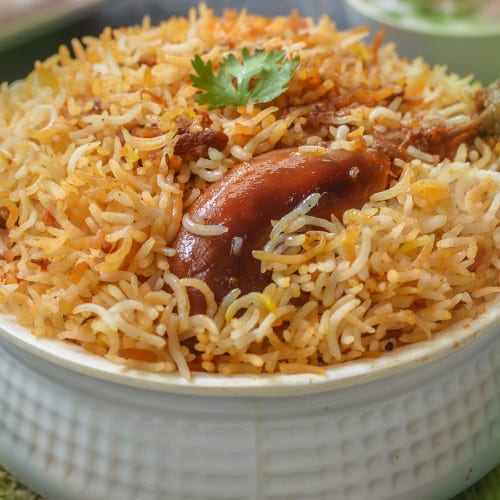 Karimnagar Cashew Chicken Pulav.