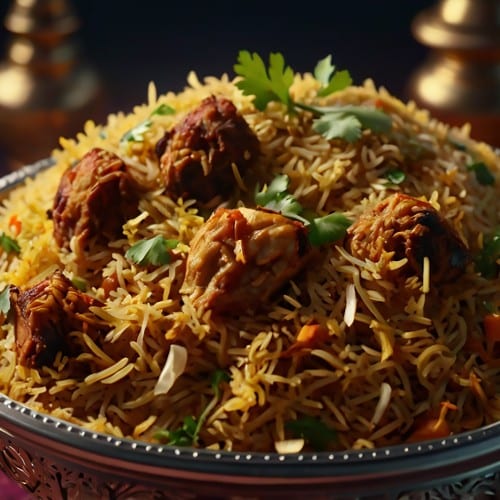 Chicken Fry Biryani - Family Pack.