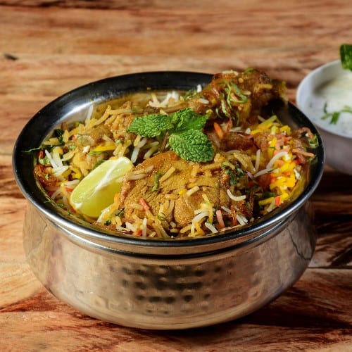Veg Dum Biryani.