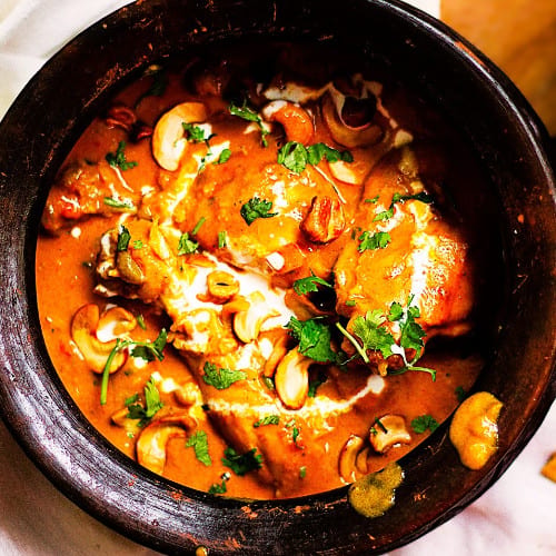 Hyderabadi Chicken Korma.