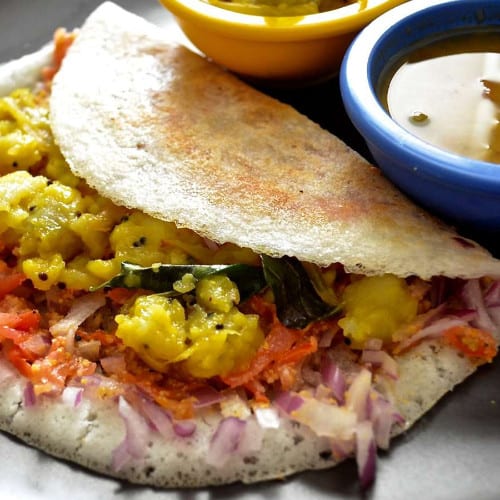 Onion Masala Dosa.