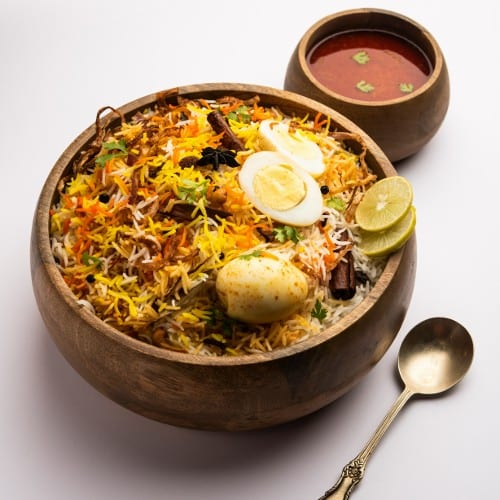 Egg Biryani.